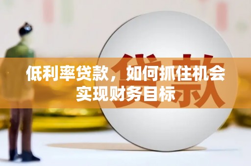 天涯低利率贷款，如何抓住机会实现财务目标