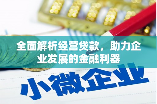 浉河全面解析经营贷款，助力企业发展的金融利器