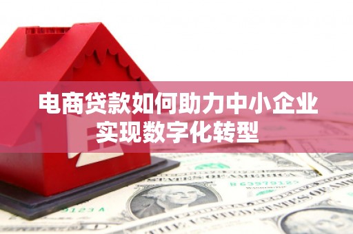 阿尔山电商贷款如何助力中小企业实现数字化转型