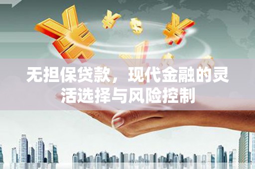 交口无担保贷款，现代金融的灵活选择与风险控制