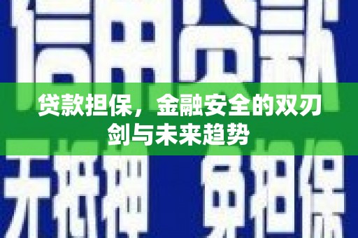 江宁贷款担保，金融安全的双刃剑与未来趋势