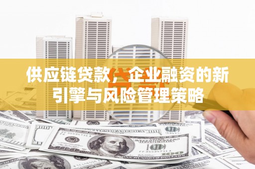 历下供应链贷款，企业融资的新引擎与风险管理策略